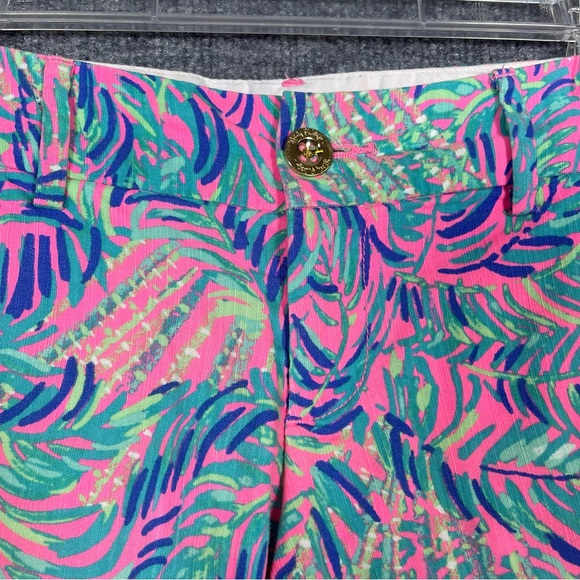 Lilly Pulitzer Womens 2 5" Callahan Shorts Pink Sunset Coco Breeze Vaca Beach - Picture 4 of 11